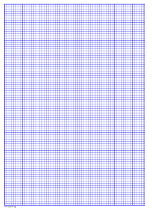 Printable Graph Paper with one line every 4 mm on A4 paper